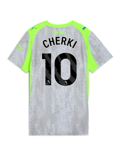 Zenske Futbalové oblečenie Manchester City Rayan Cherki #10 2025-26 Krátky Rukáv - Tretina Zenske Futbalové oblečenie Manchester City Rayan Cherki #10 2025-26 Krátky Rukáv - Tretina